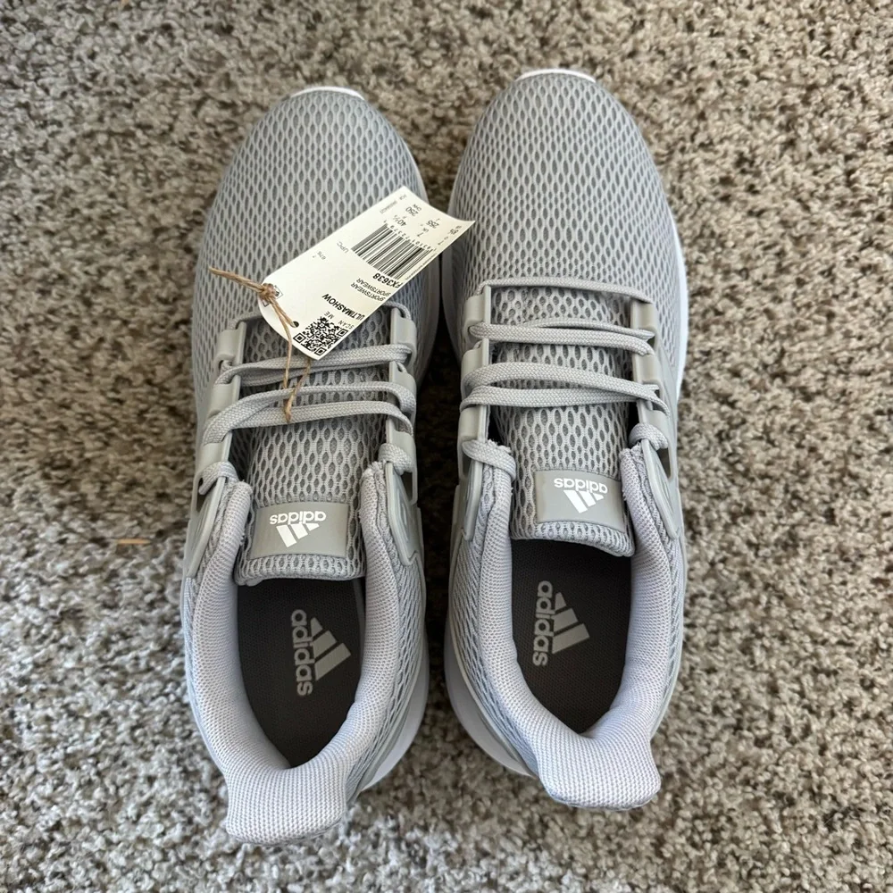 NWT Women’s 8.5 Adidas Ultimashow FX3638 Grey Running Shoes - Picture 4 of 7